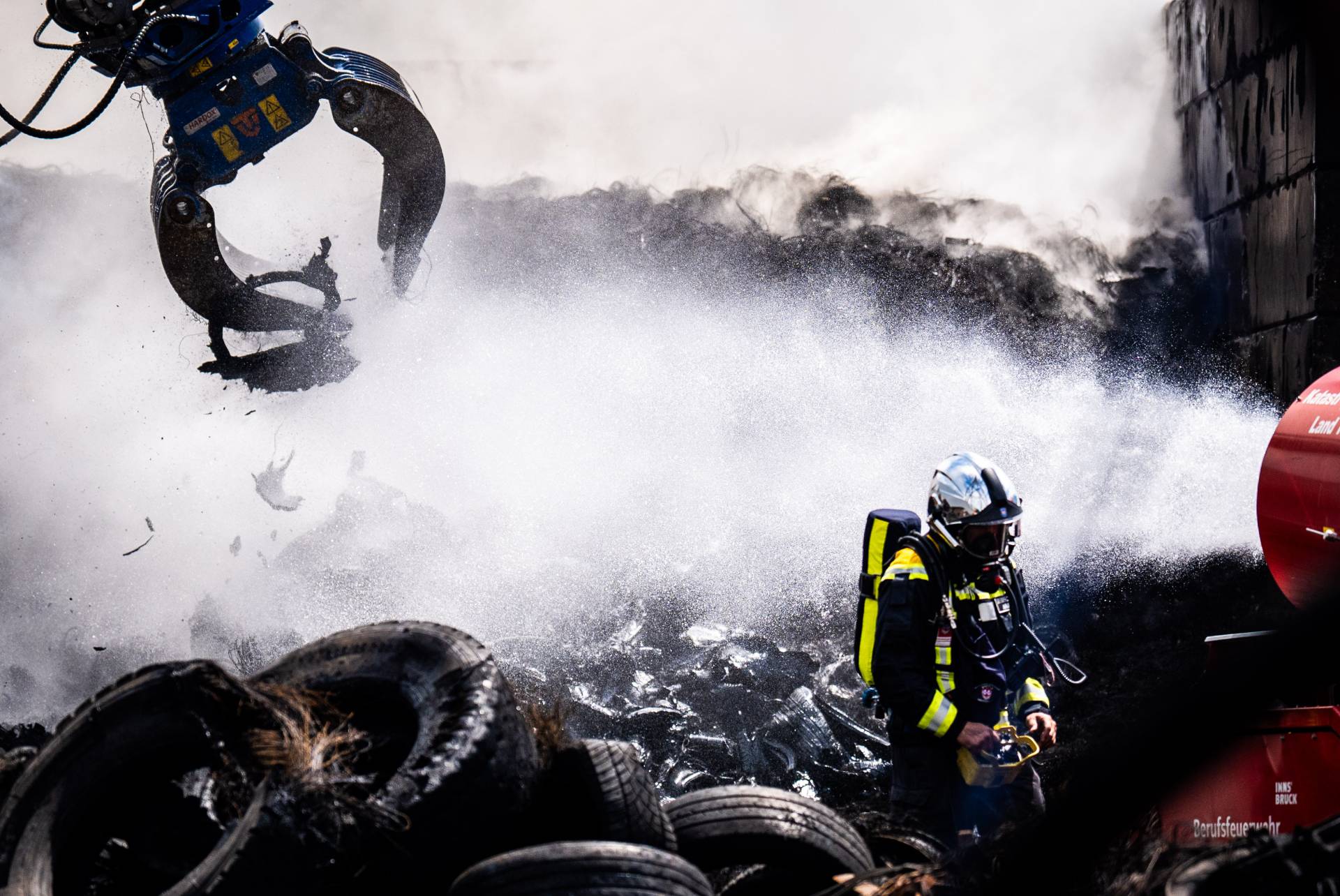 Bilder des Einsatzes, Foto: Land Tirol/ Christanell